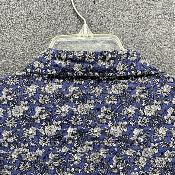 Alexander Jordan Shirt Mens‎ XL Blue Floral Long Sleeves Casual Button Down - Picture 12 of 15
